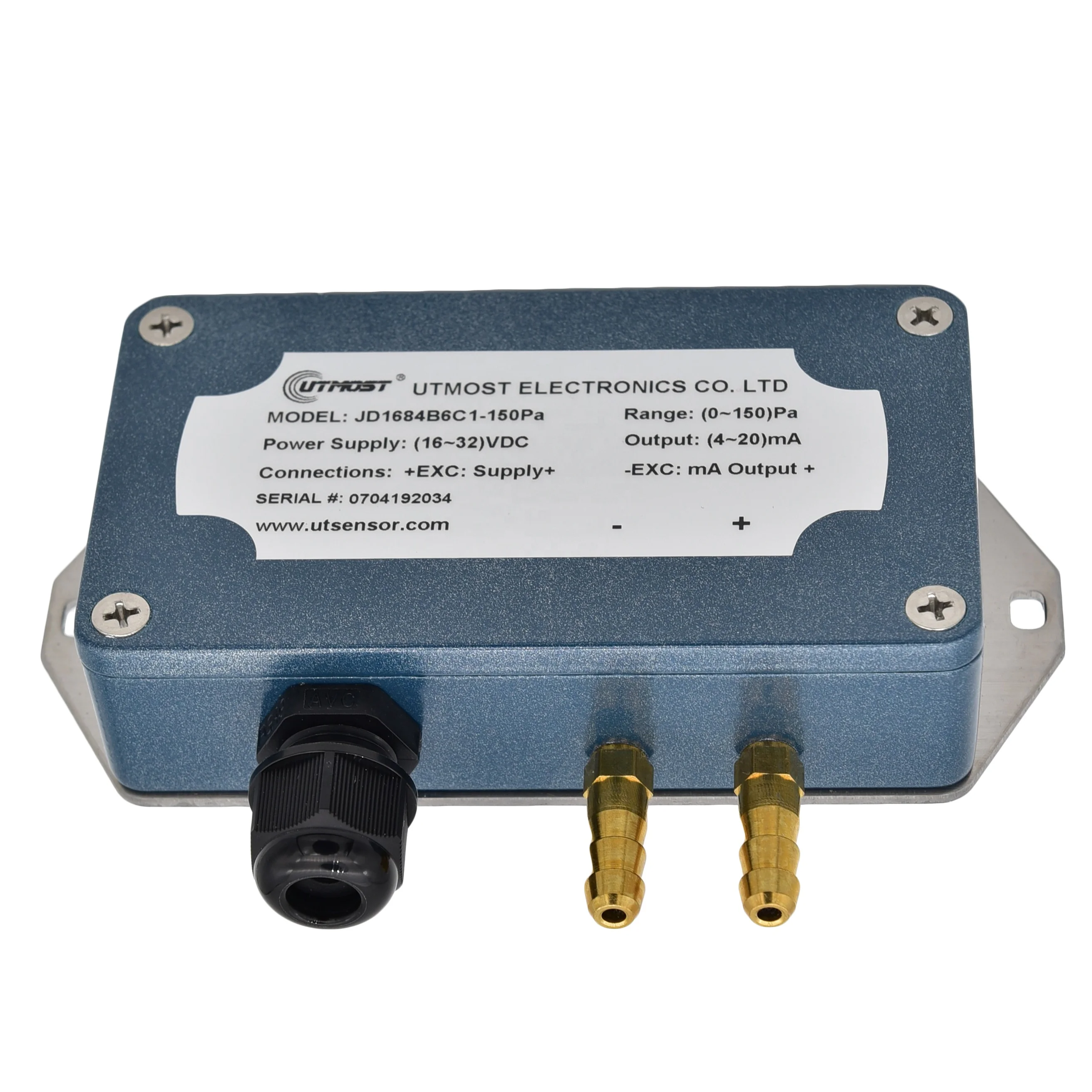 

4-20mA differential pressure sensor for oil & gas welding habitat system