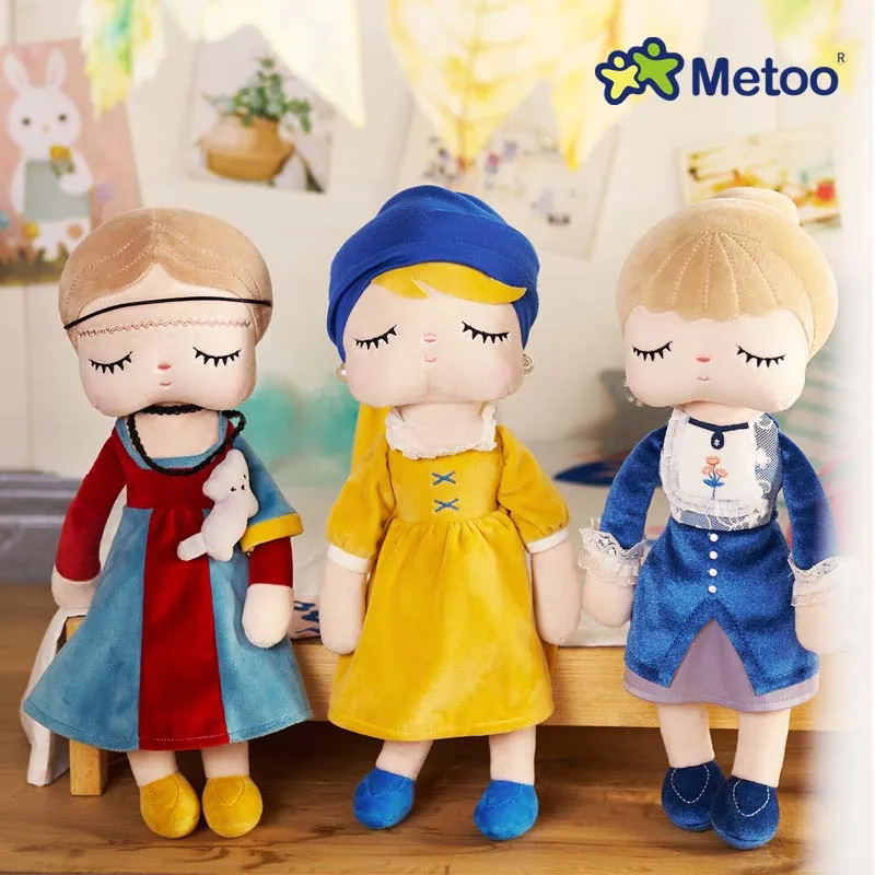Оригинальные куклы Metoo 37 см мягкие игрушки для девочек красивый кролик картина
