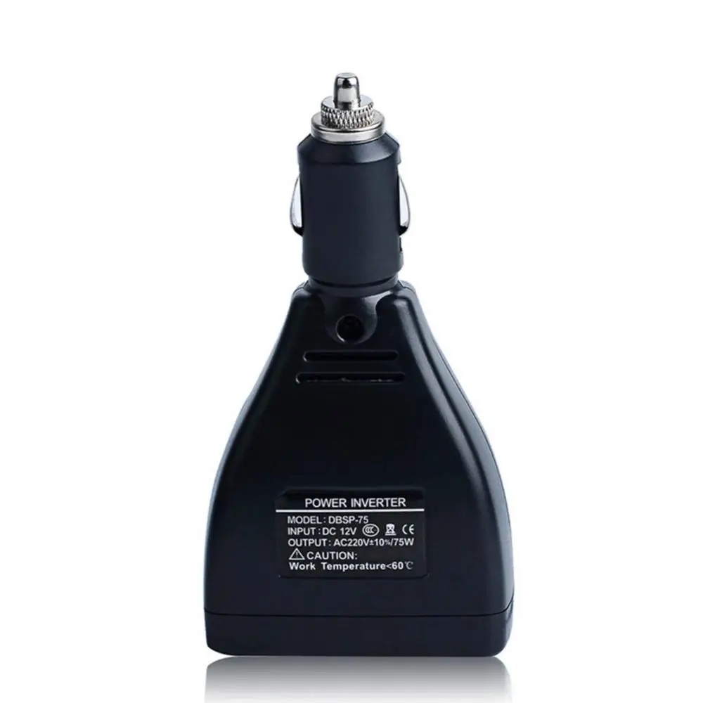

Автомобильный инвертор 12 В в 220 В 75 Вт многофункциональный бытовой автомобильный преобразователь питания преобразователи и инверторы для электромобиля Запчасти для транспортных средств
