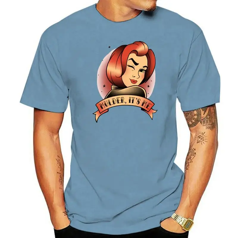 

New Women's T-shirt Agent Dana Scully X Files Mulder It's Me Sci-fi Girl's short sleeve tshirt Harajuku hip hop tees tops