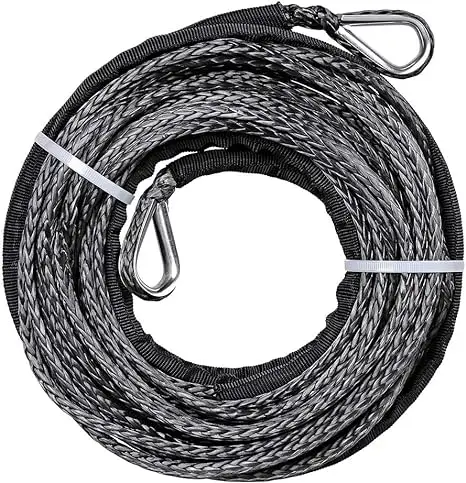 

Удлинитель из синтетического троса для лебедки, 50 футов, 1/4 дюйма (15 м * 6 мм)