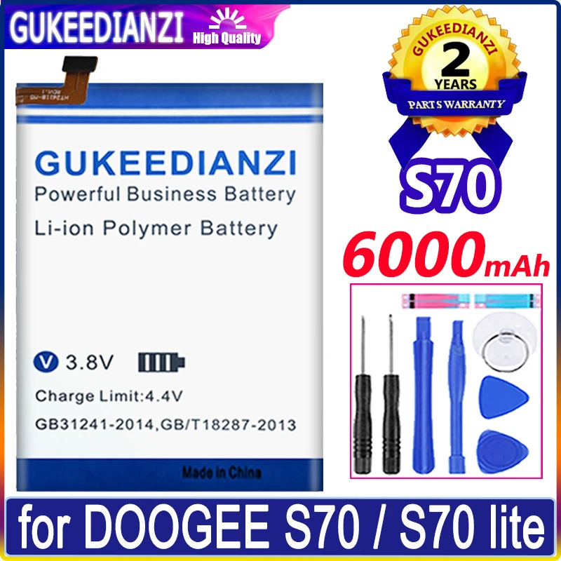 

Высококачественный аккумулятор 5500 мАч Для Doogee S70 / S70 Lite запасная батарея для мобильного телефона аккумулятор