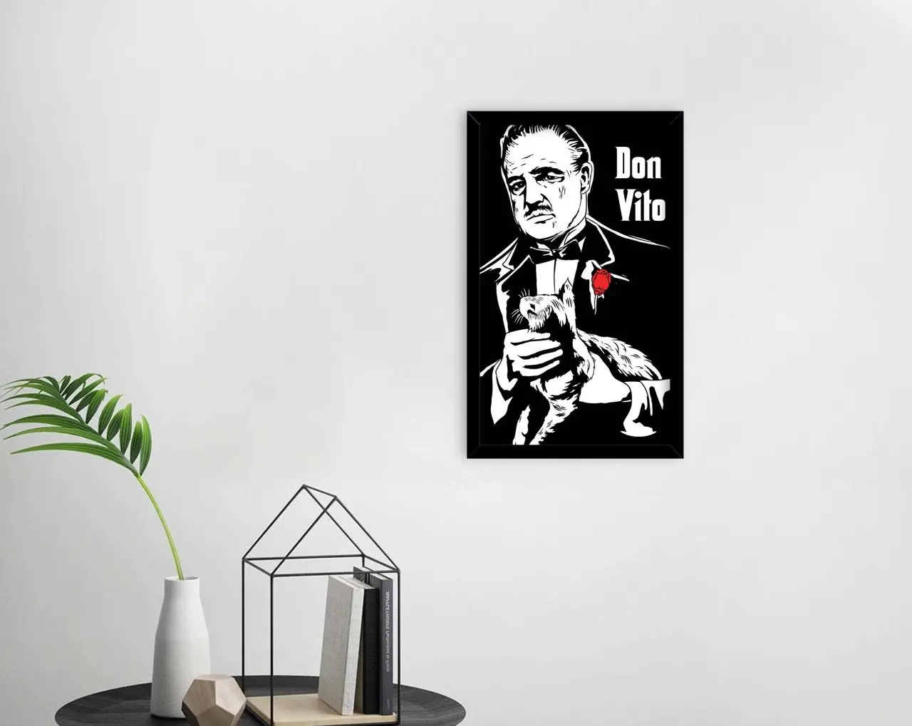 

BK Home Godfather Godfather Design Decorative Wood Black Framed Tablo-2 Special Design Friends Lovers Gift Beautiful Memories Office