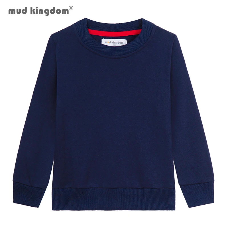 

Детский Однотонный пуловер с длинным рукавом, в рубчик