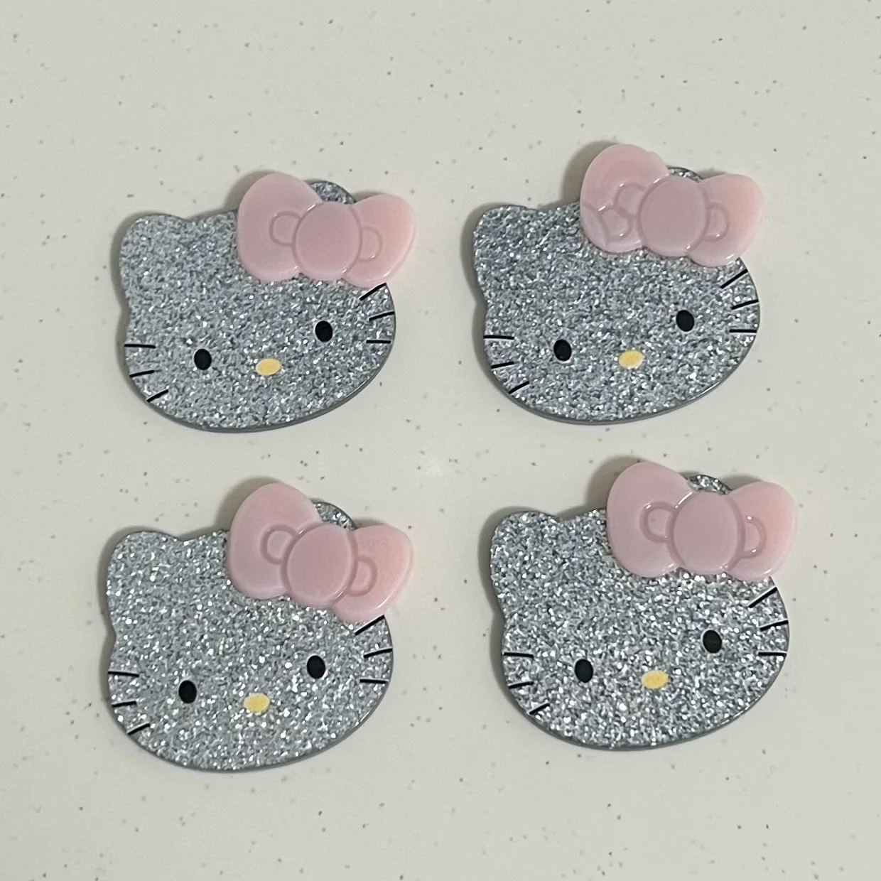 2 шт. серия miniso kitty мультфильм Акриловые Плоские Кабошоны