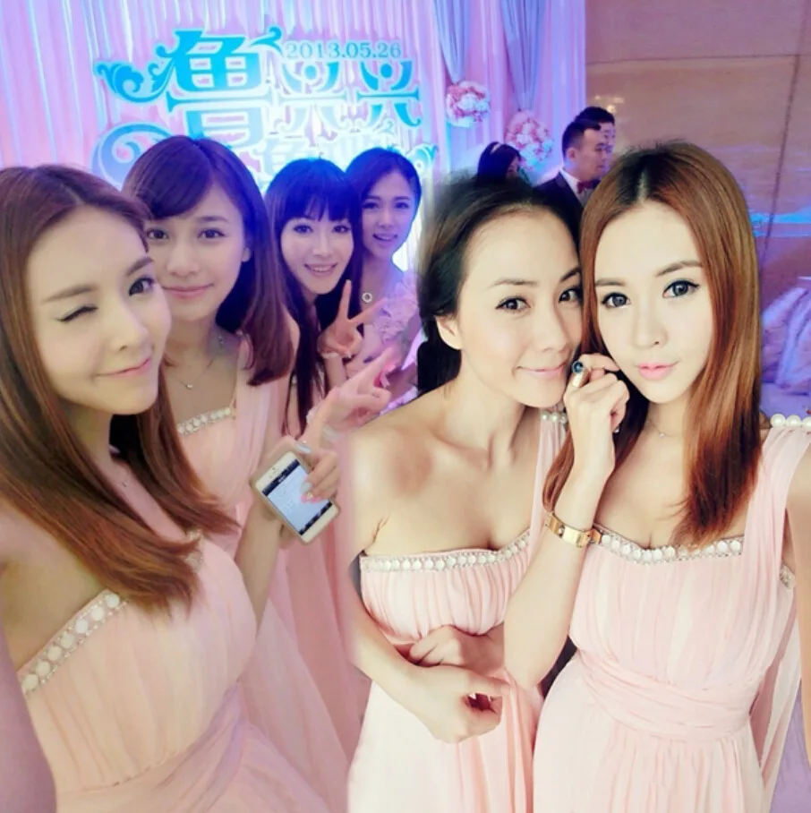 

Женское шифоновое платье со шлейфом, из полиэстера