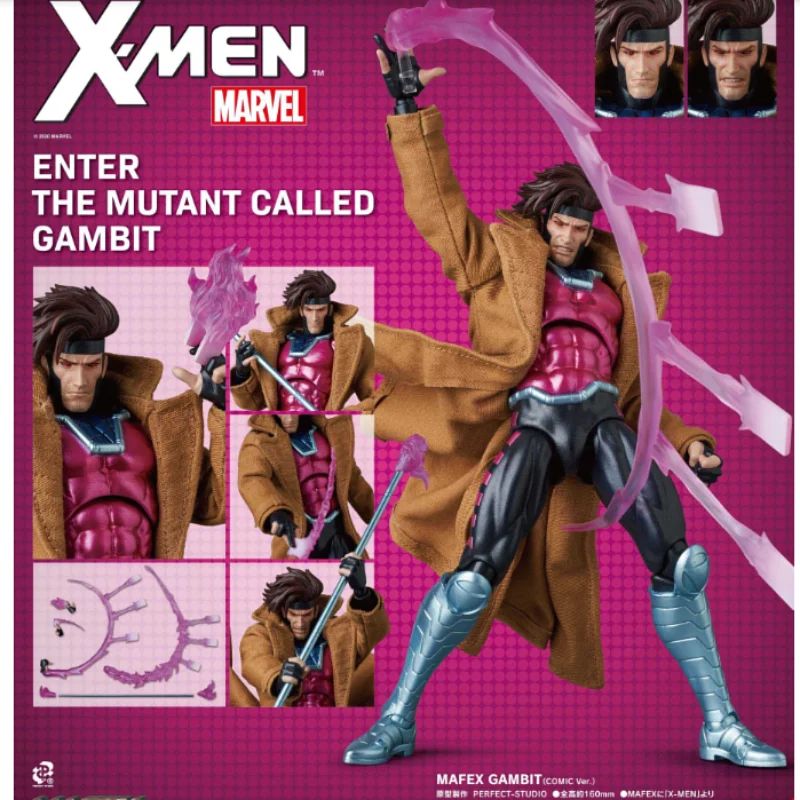 

Medicom Mafex Marvel Comics Gambit Manga New Original Ver Mafex No.131 Mafex Gambit Comic Ver Model Anime Figure Action