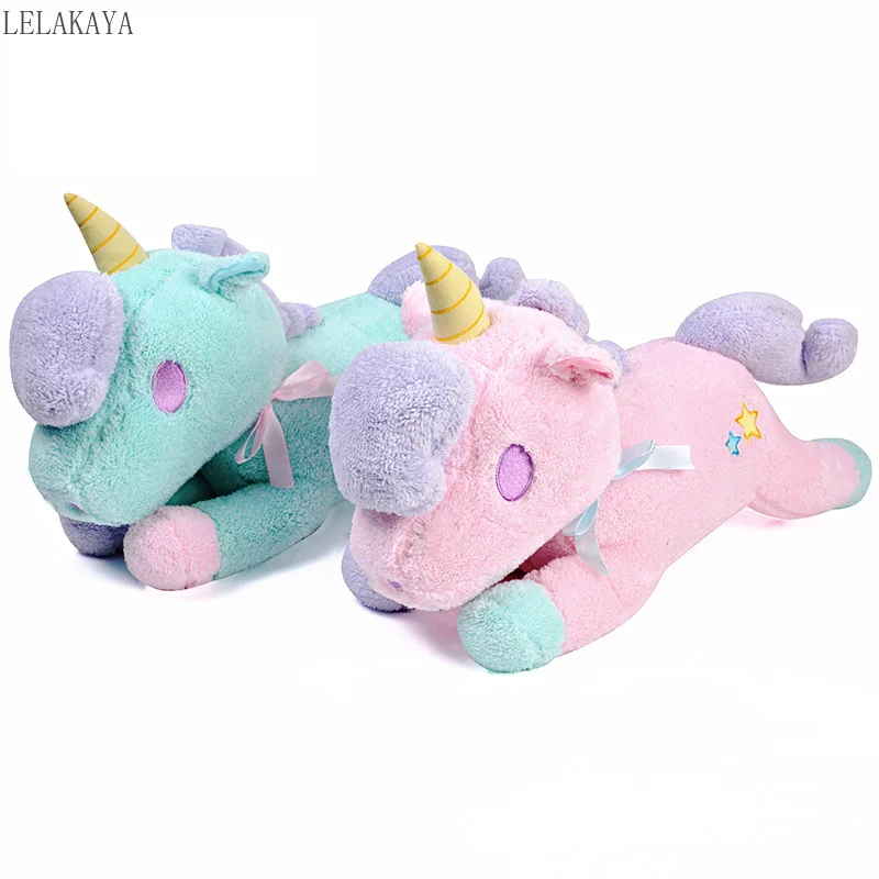 Футляр Мягкий Плюшевый в виде единорога коробка для хранения бумажных салфеток