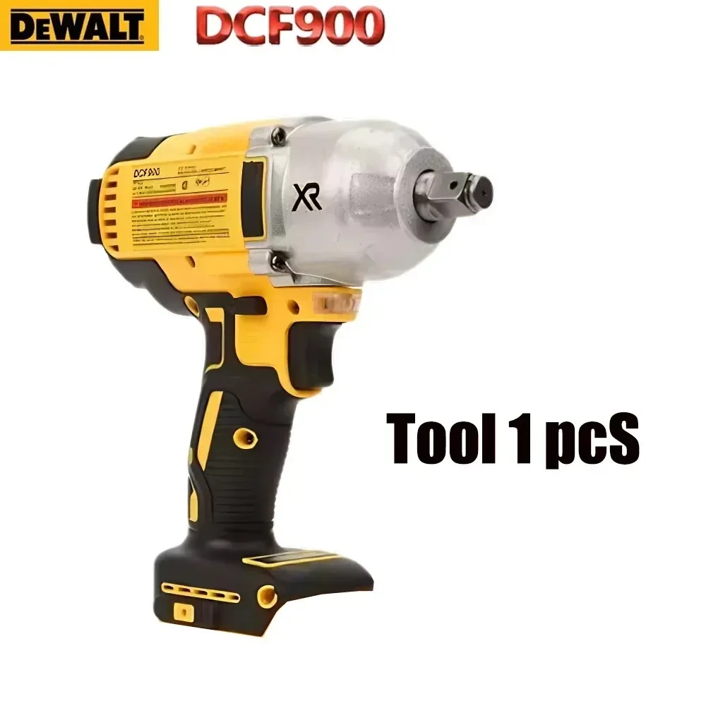 Фото Новый комплект бесщеточных беспроводных ударных гайковертов DEWALT DCF9001/2 дюйма с высоким крутящим моментом и сверхдлинное зарядное устройство для электроинструмента DEWAL 20 В №1