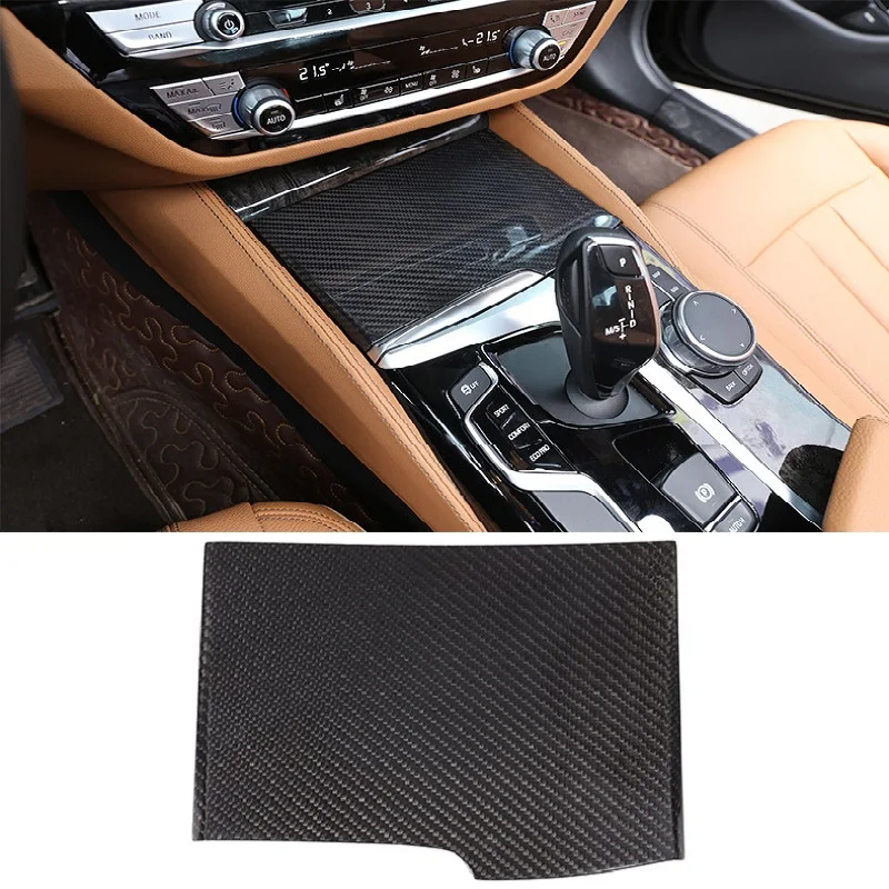 

Real Carbon Fiber For BMW 5 Series G31 G38 Central Control Tea Cup Decorative Panel Cover Interior Accessories Stickers