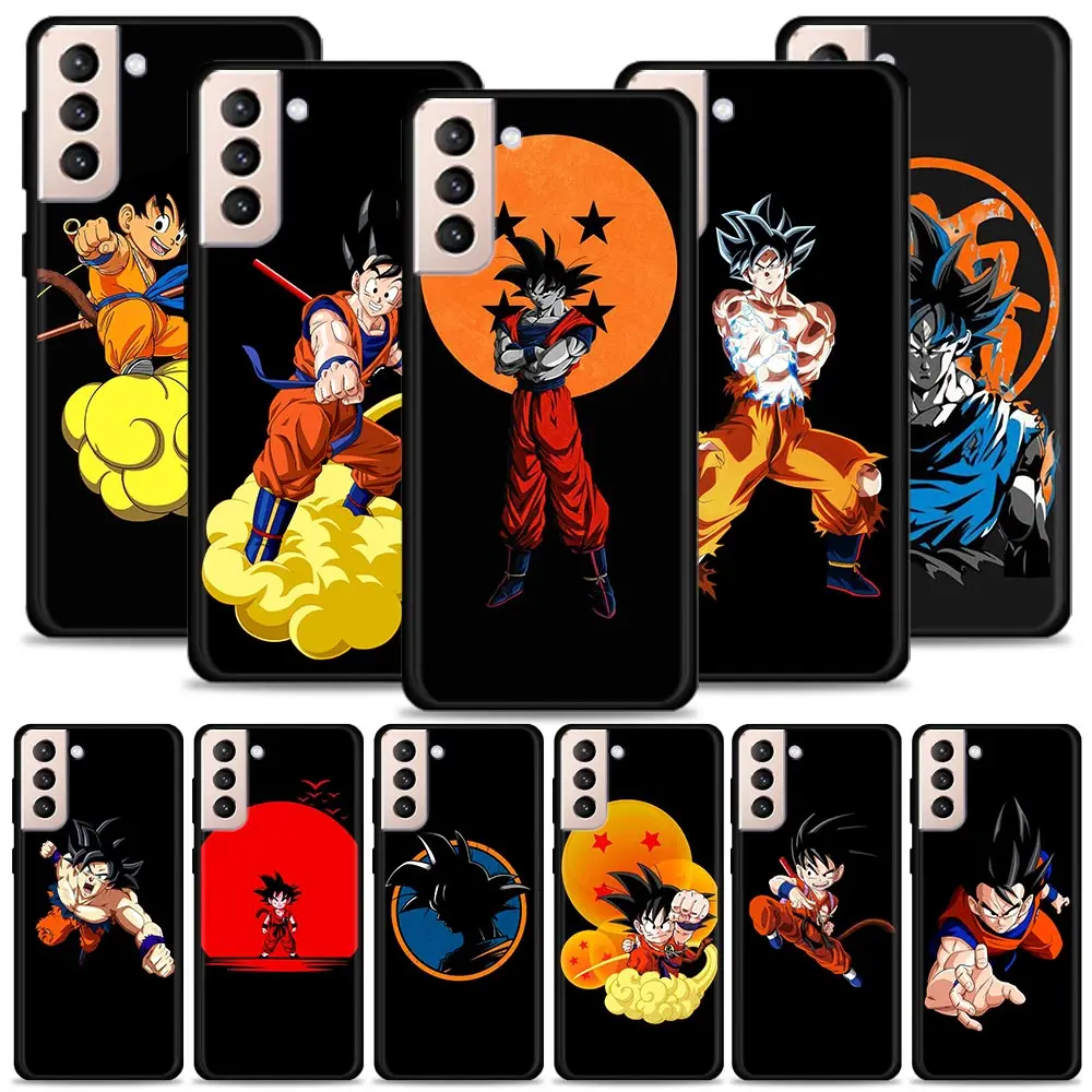 

Case For Samsung Galaxy S22 S21 S20 Ultra FE S22 S21 S20 S10 S9 S8 Plus Note 20Ultra 10 Plus Anime Cartoon Dragon Ball Son Goku