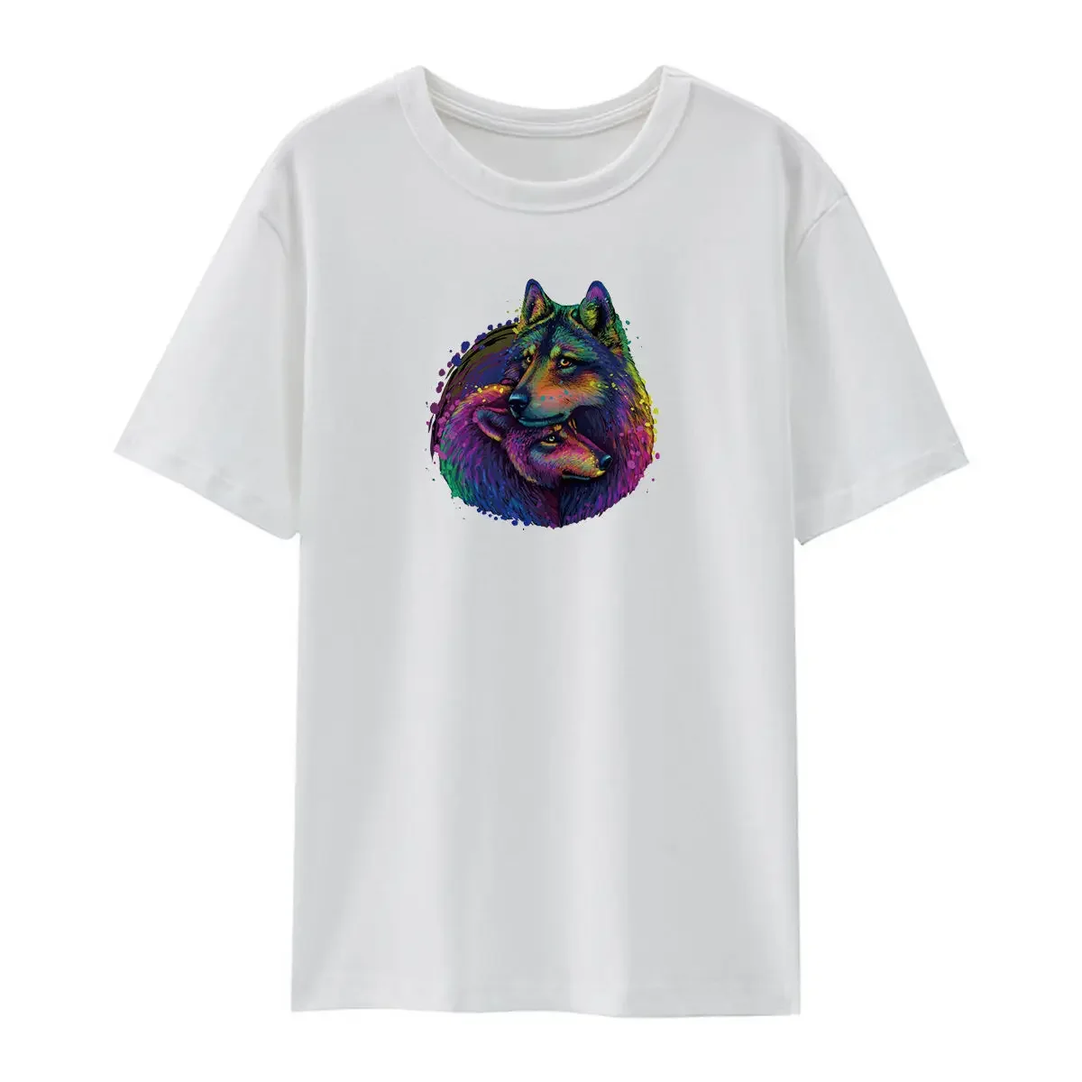 Летняя футболка с круглым вырезом одежда принтом короткие рукава вентилируемые