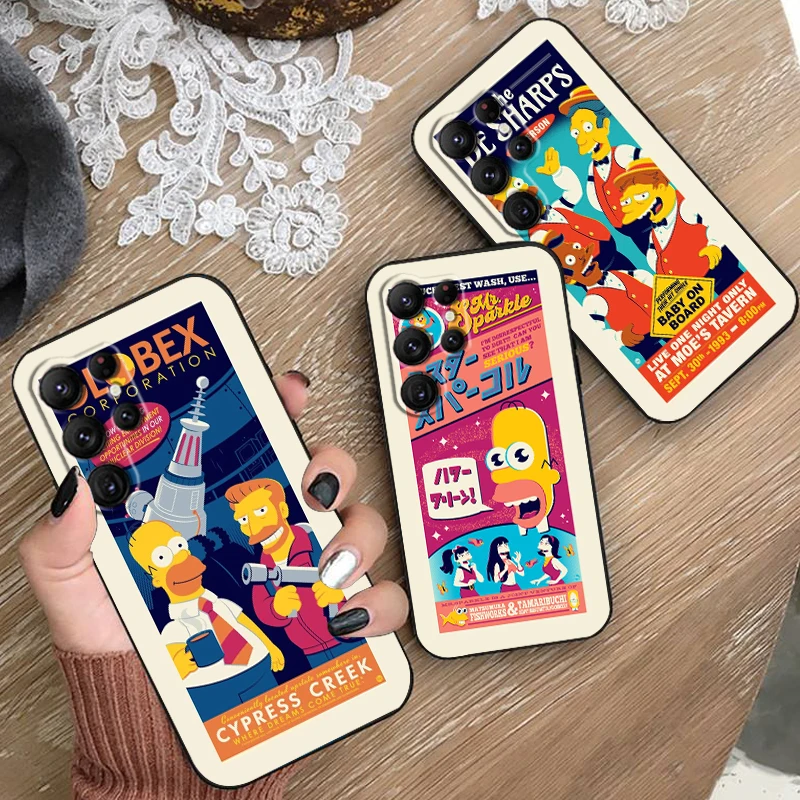 Милый мультяшный симпатичный чехол для Samsung Galaxy S24 S23 S22 S21 S20 FE S10 S10E Plus Ultra Pro Lite 5G