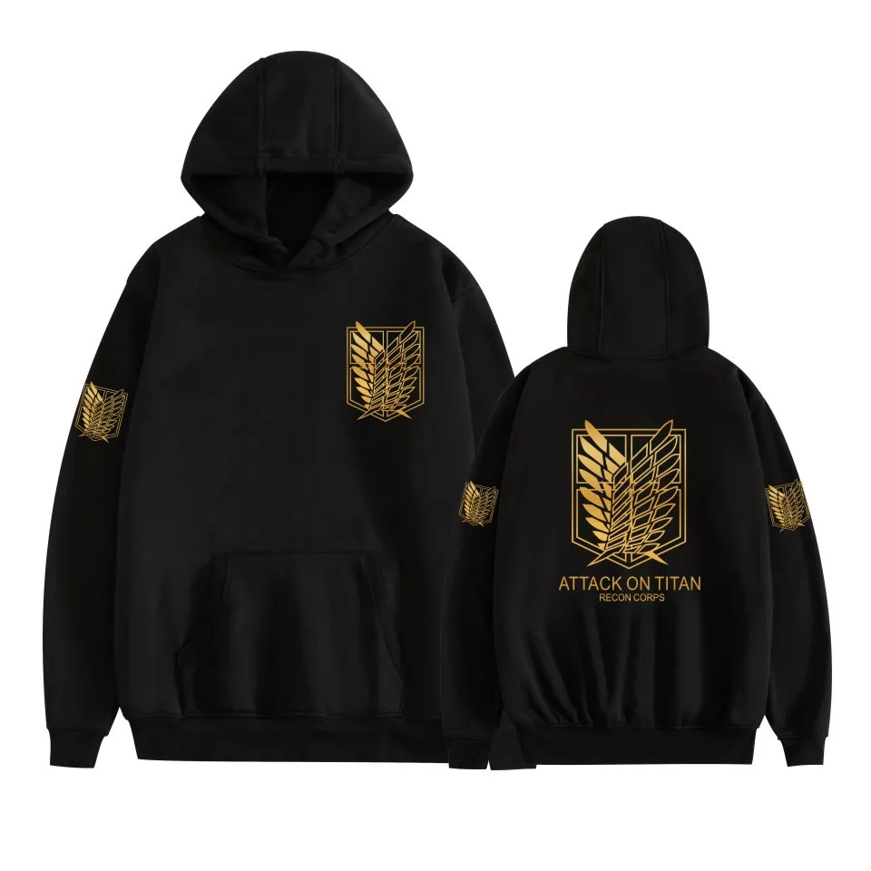 

Anime Attacking Giant Cosplay Investigation Corps Mikasa Allen Wings of Freedom Pullover Men's and Women's Sweatshirt