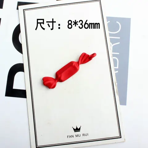 10 шт./лот, украшение, распыление краски, резиновая краска, подвеска из сплава, браслеты, детали ярких цветов, подвески в форме конфет, 8*36 мм