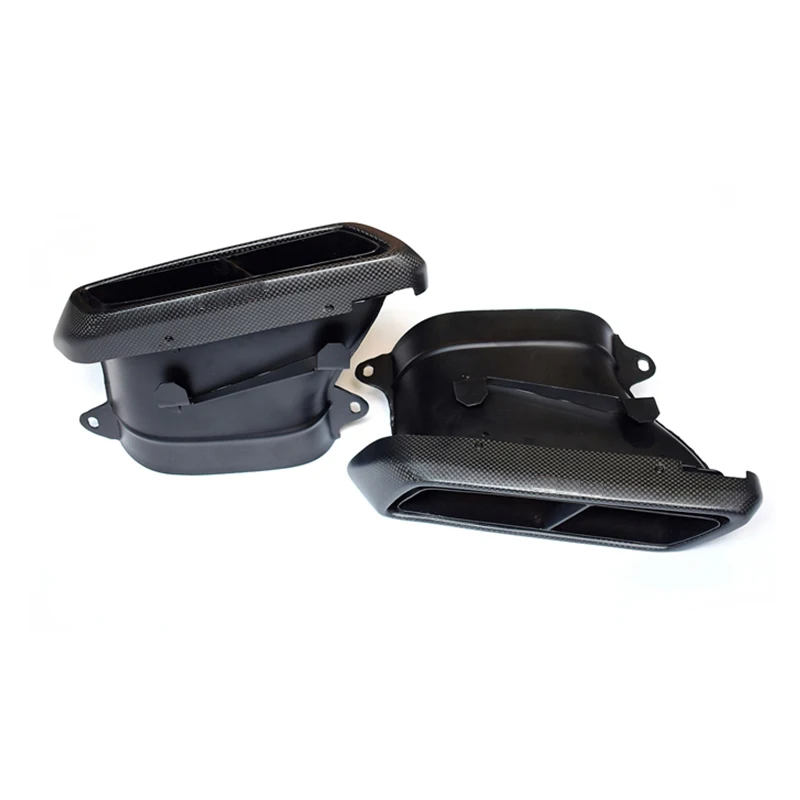 Для Mercedes-Benz C-Class W205 AMG 63 обновленная выхлопная труба из углеродного волокна