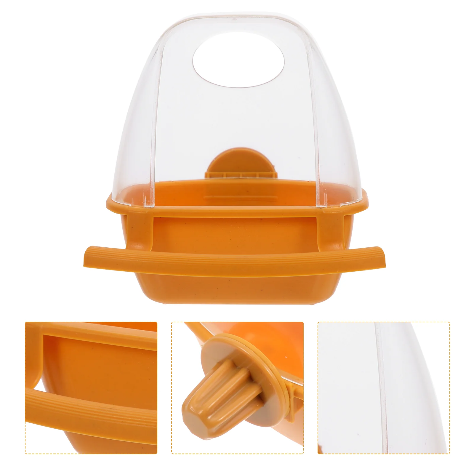 

Bird Feeder Parrot Food Cage Hanging Container Feeding Box Feeders Cup Birds Birdcage Bowl Water Dispenser Plastic Outside