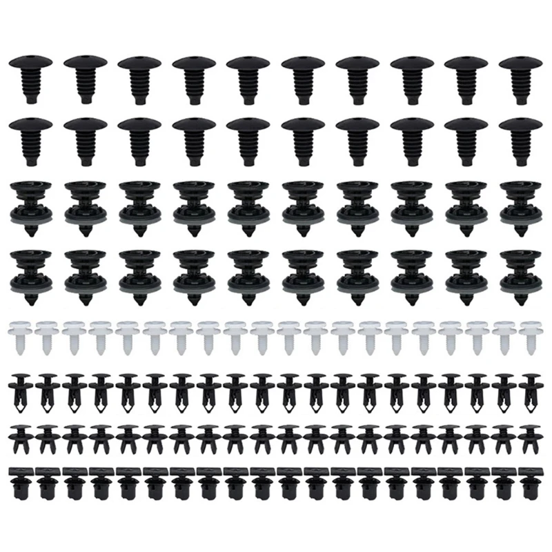 

120pcs/lot Auto Interior Door Card Trim Panel Clips Fastener Car Accessories