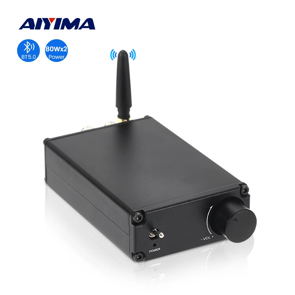 Усилители AIYIMA MA12070 Bluetooth 5 0 80WX2 2 каналов стерео усилитель мощности звука для дома