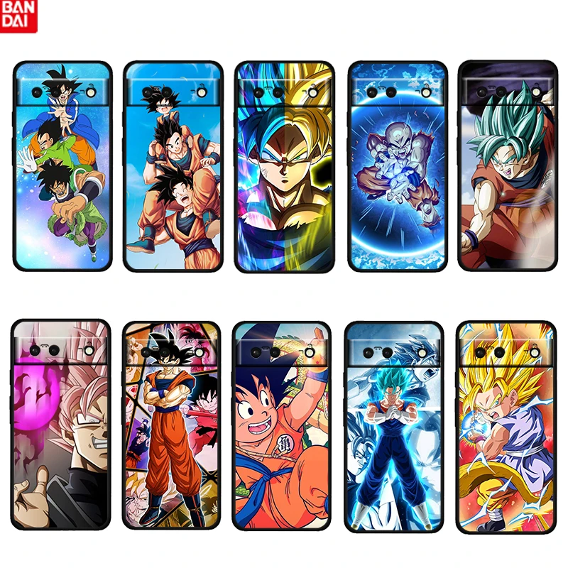 

Dragon Ball Boys Shockproof Cover For Google Pixel 6 6A 5 4 5A 4A XL Pro 5G TPU Soft Silicone Black Phone Case Fundas Coque Capa