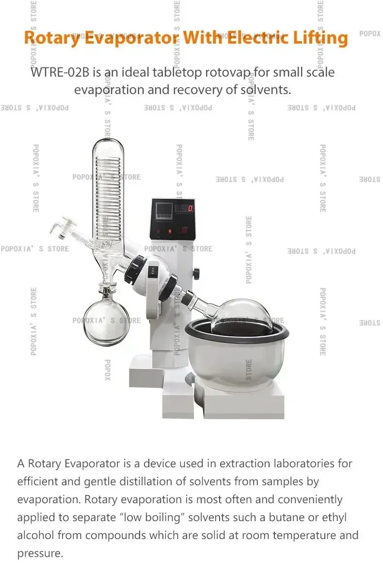 1л 2л промышленный экстракционный настольный мини-роторный испаритель Rotovap с
