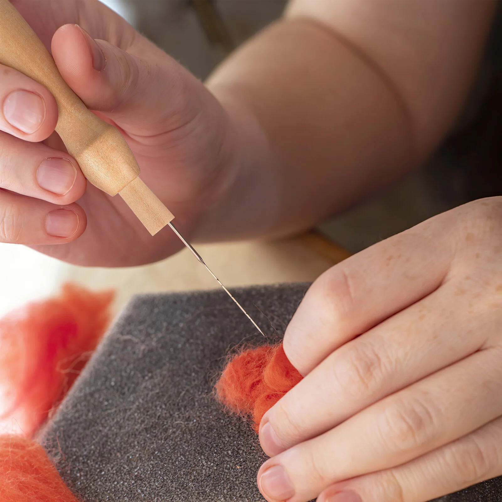 

Knitting Supplies Yarn Felt Needle Tool Kits Felting Needles Beginners Wood