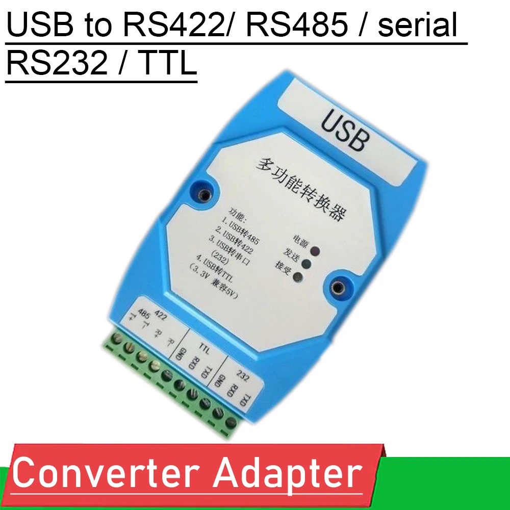 

USB to RS422/ RS485 / serial RS232 / TTL 5V / 3.3V optical isolation FT232 /USB to 422 485 232 communication Converter Adapter