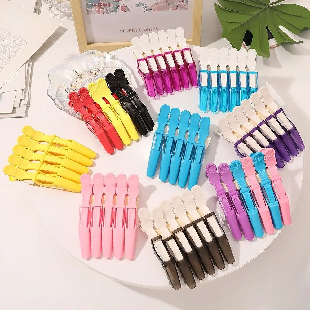 

5/6 Pcs Professional Alligator Hair Clip Clamps Hairdressing Salon Hair Grip Crocodile Hairdressing Hair Style Barbers Clips