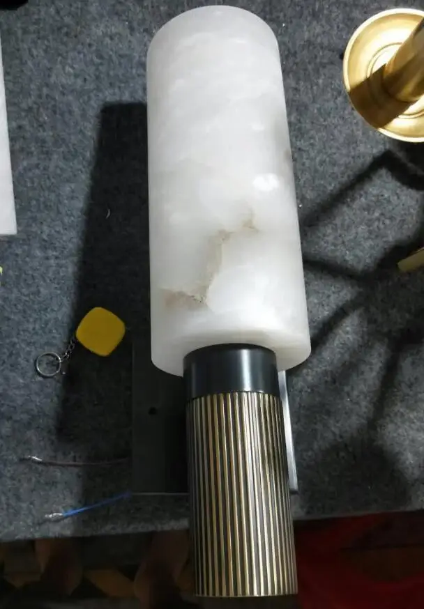 Светодиодный мраморный настенный светильник проект отеля декоративная лампа