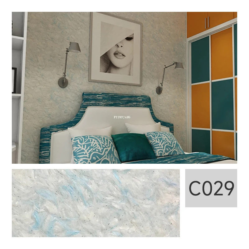 Жидкие обои настенная одежда волокнистое покрытие растительная грязь новый