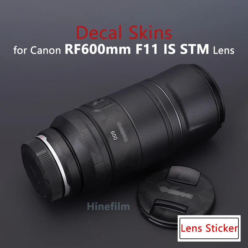 

RF600 F11 Lens Decal Skin Vinyl Wrap Film for Canon RF600mm F11 IS STM Lens Protector Cover Wrap Sticker