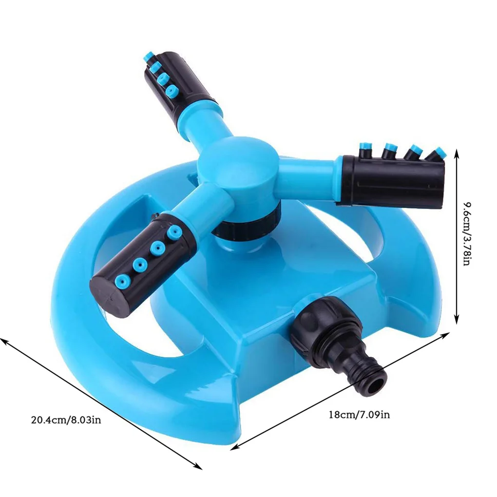 

360 Degree Automatic Garden Sprinklers Watering Grass Lawn Rotary Nozzle Rotating Water Sprinkler System Garden Supplies