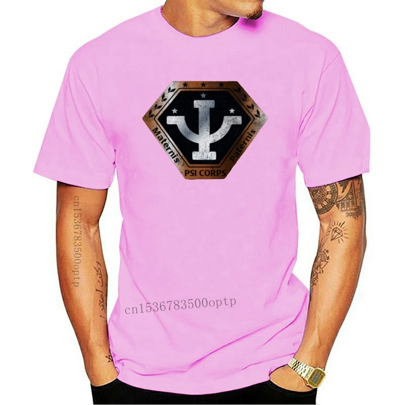

Модная Новая Винтажная футболка с логотипом PSI корпуса-космический центр ТВ-серия SciFi Вавилон 5 Футболка