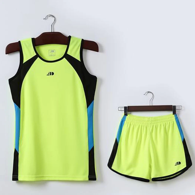 Спортивный костюм тренировочный жилет короткий для бега летняя Студенческая