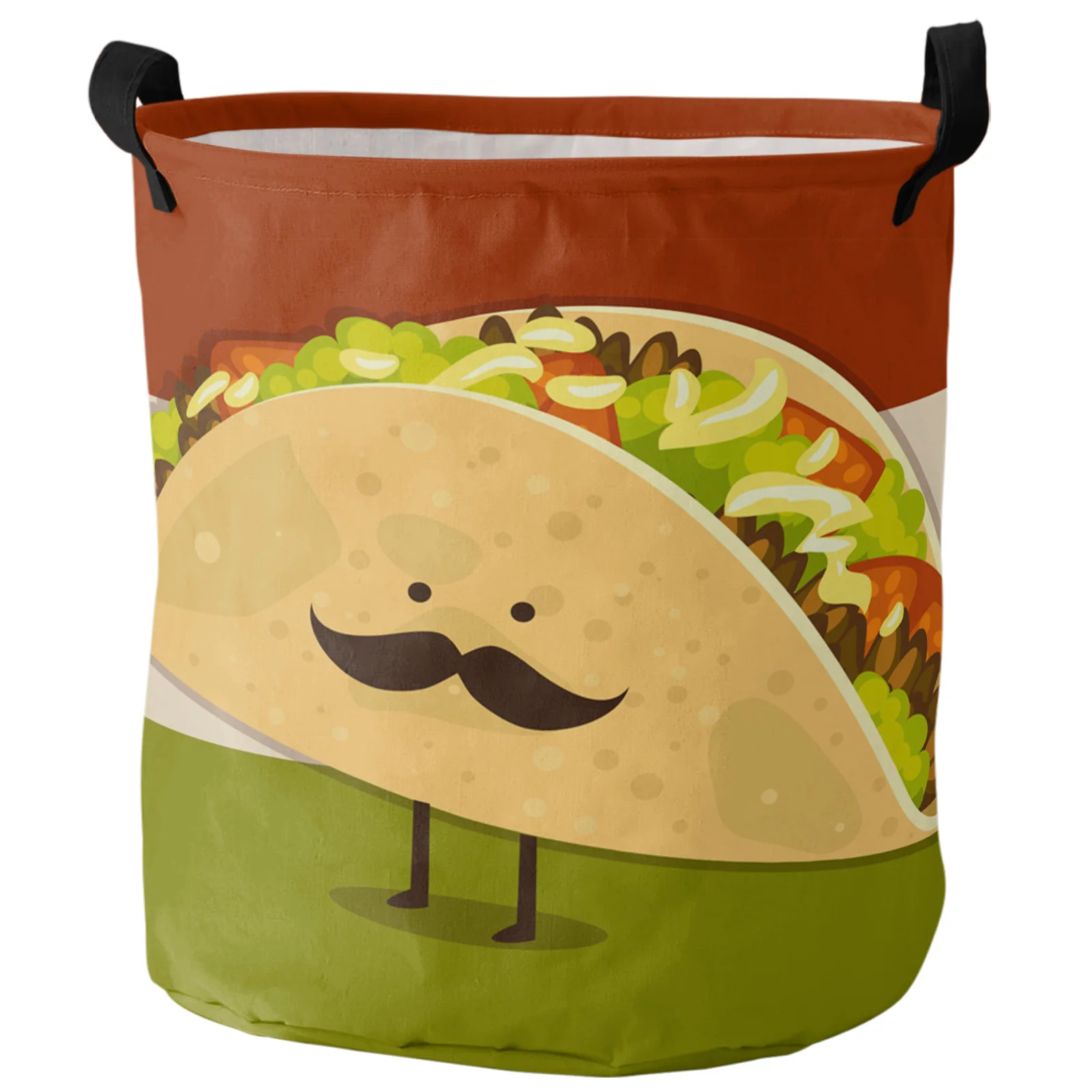 

Симпатичная складная корзина для белья в виде бургеров и бороды, органайзер для игрушек, корзина для белья для грязной одежды, корзины для х...