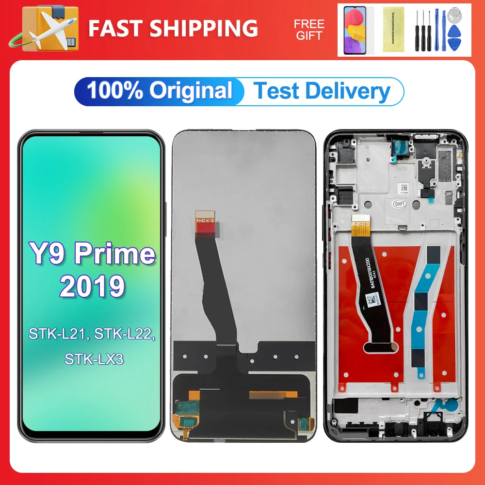 

6.59" For Huawei Y9 Prime 2019 / P Smart Z For Honor 9X (Global) Original Lcd Touch Screen Digitizer Assembly STK-LX1 STK-L22