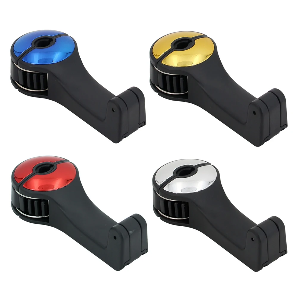 

2 In 1 Car Gadget Car Back Seat Hanger Hook Organizer Car Headrest Hook with Phone Holder for Bag Purse Grocery Handbag Hook