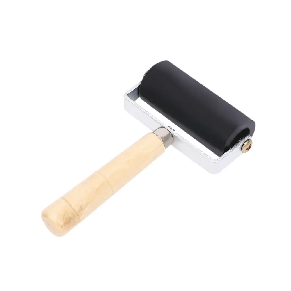 

for Kids Wood Handle Rubber Roller Brayer Art Ink Painting Tool 6cm Stamping Tool Printmaking Roller