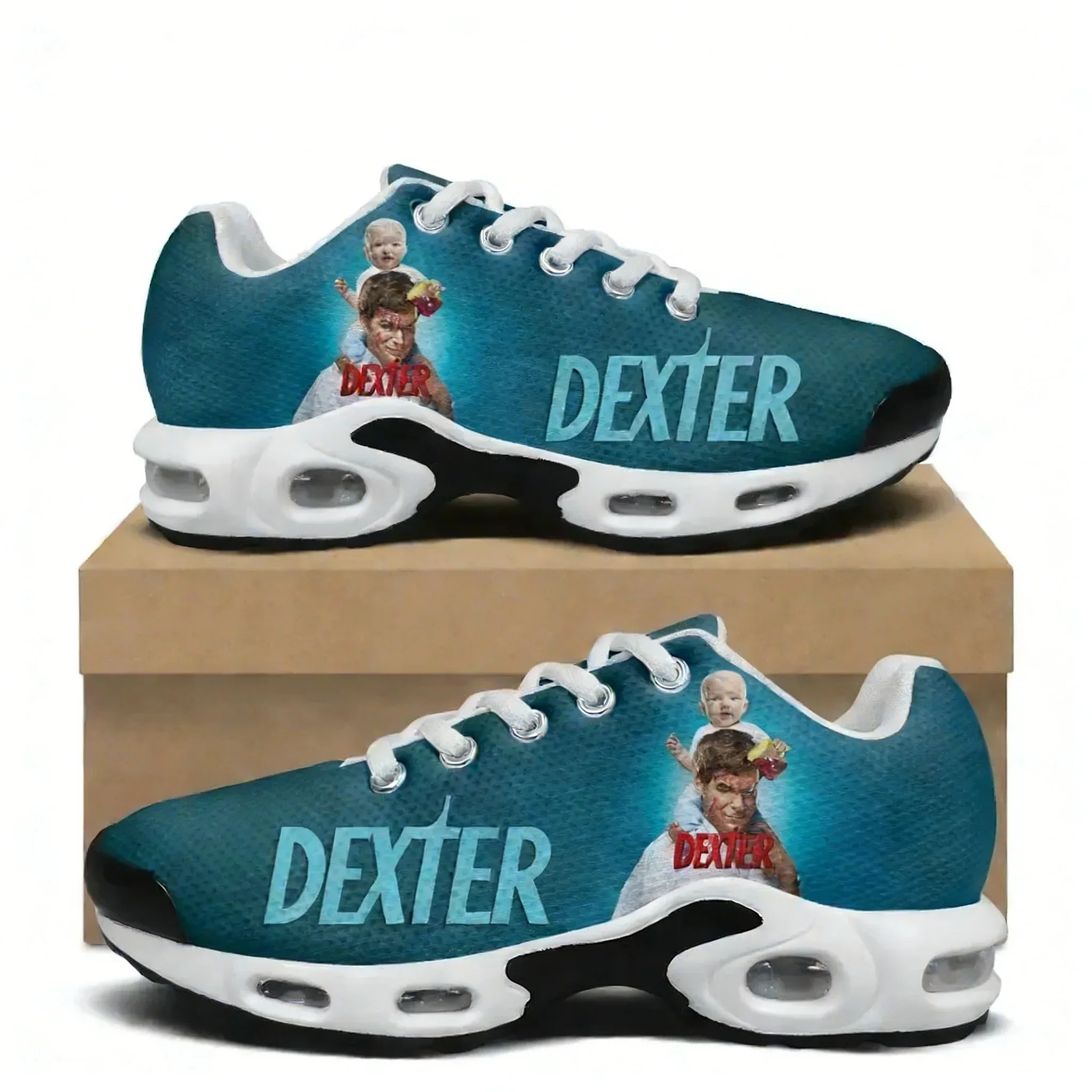 Фото Кроссовки Dexter Air Cushion Show Morgan для мужчин, женщин и подростков, легкие спортивные кроссовки высокого качества, стильные повседневные кроссовки с сетчатым верхом. №1