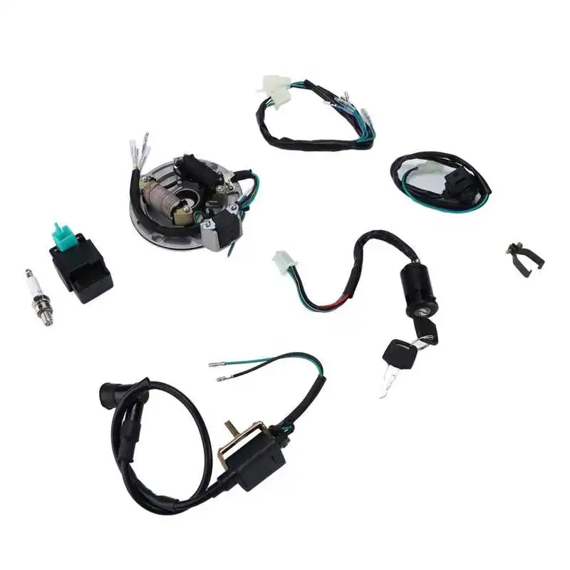 

Полный комплект проводов CDI Box, простая установка, переключатель зажигания статора магнита для 50 куб. См ‑ 140 куб. См