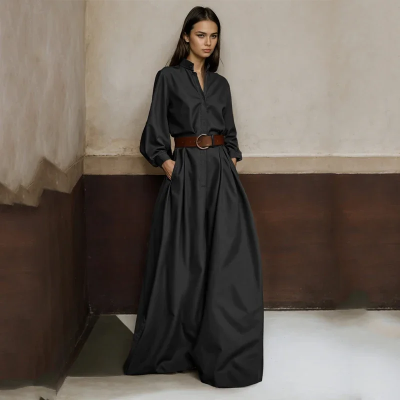 Beautyblue женский элегантный комбинезон с v-образным вырезом модные свободные брюки