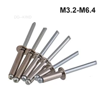 stainless steel rivets with dome head m2 4 m3 2 m4 m5 m6 4 304 blind rivets round head open hollow pull rivets