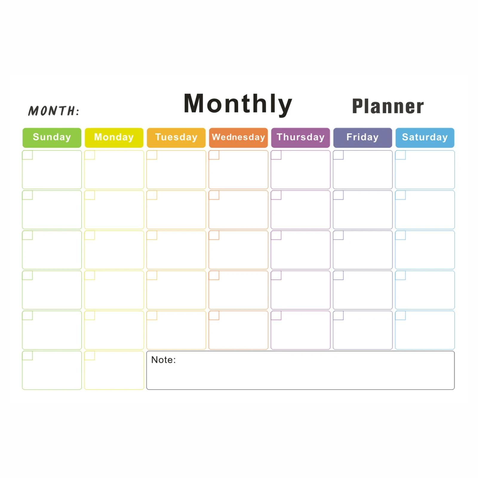 

Magnet White Board Weekly Monthly Planner Kitchen Easy Clean Universal Daily Message Write Smooth Home Refrigerator Bulletin
