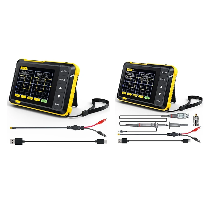 

DSO152 Oscilloscope - 2.8Inch TFT , 2.5MS/S High Sampling Rate, 200Khz Bandwidth, Trigger Function Auto/Nomal/Single