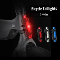 led bicycle taillight rechargeable usb wheel up bicycle lights waterproof cycling light flashing light for riding back lamp