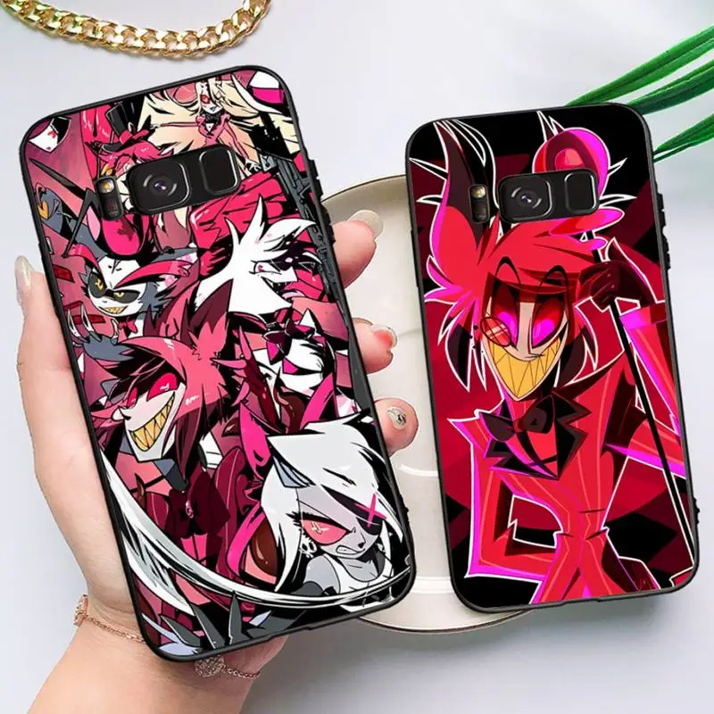 

H-Hazbin Hotel cartoon Phone Case for Samsung Note 5 7 8 9 10 20 pro plus lite ultra A21 12 72
