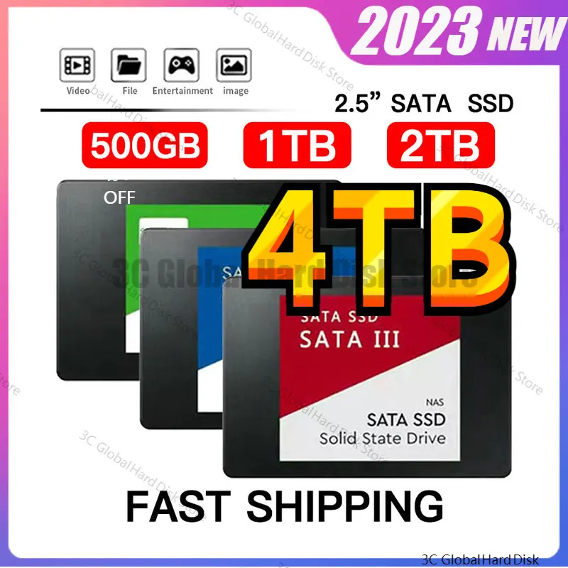 

Solid State Drive 1TB 4TB M.2 SATA Interface Network Storage 2TB 4TB SSD Drive Hard Disk High Capacity For Laptops hd 1tb pra pc