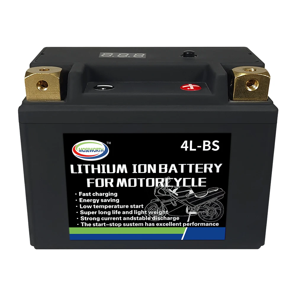 

Батарея для мотоцикла, 12 В, LiFePO4, литий-ионный, 4L-BS, 160CCA, размер-113x70x89 мм, встроенная плата BMS, литий-фосфатный ионный аккумулятор