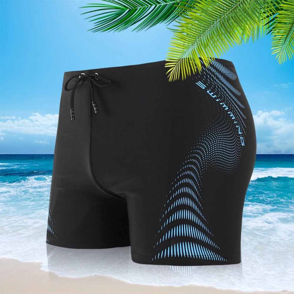 

Fitness Slim Fit Boxers Trunks Mens Cool Plus Size Spring Swim Shorts Swimwear Beach Swimming Panties Underwear Men Thong