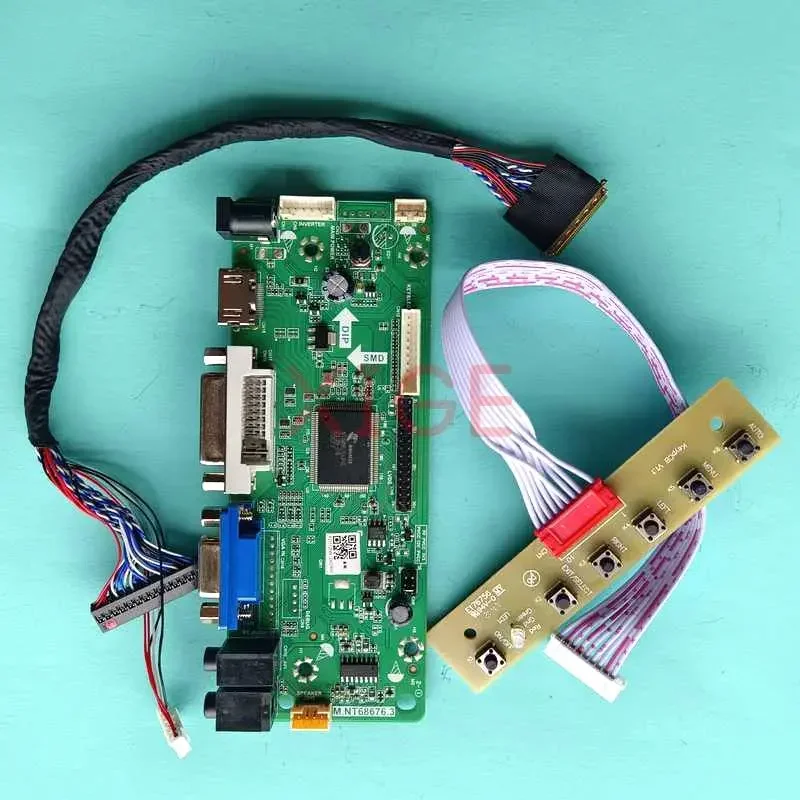 Для телефона драйвер платы контроллера 10 1 дюйма 1366x768 HDMI-совместим с DVI VGA LVDS